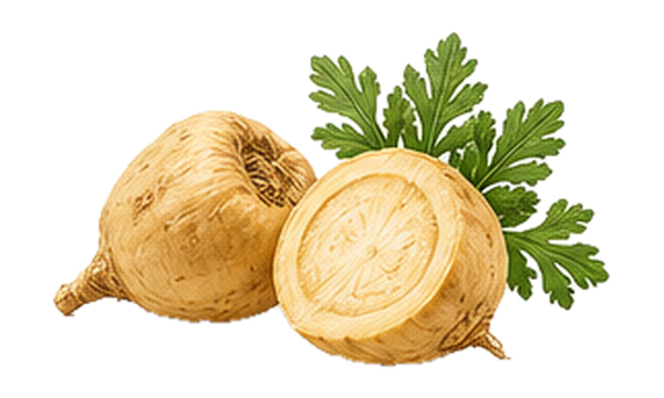 Maca root illustration