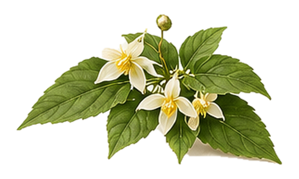 Horny Goat Weed plant illustration
